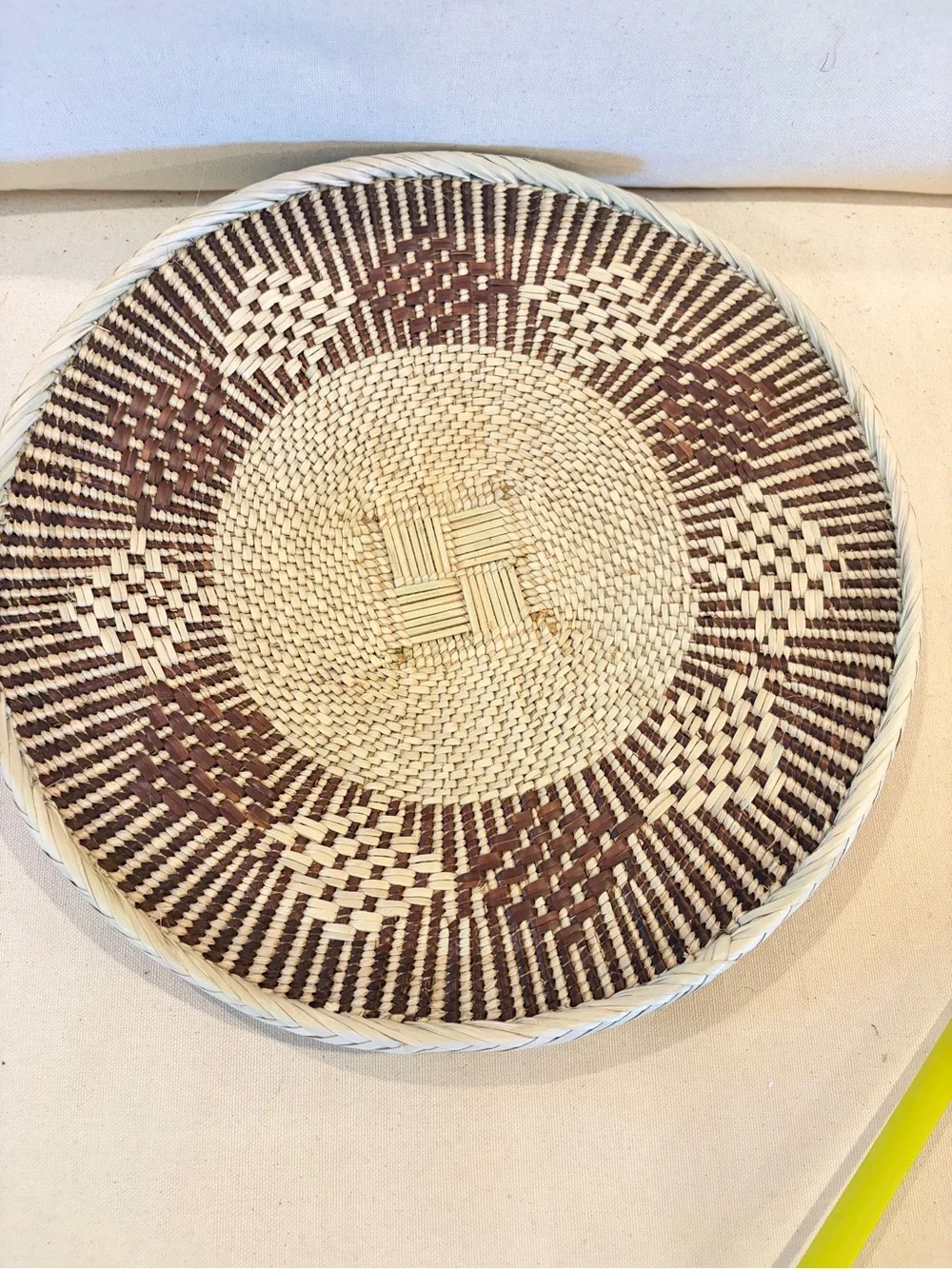 NEW Africa Woven Basket. Made by the Binga people of Zambia/Zimbabwe
